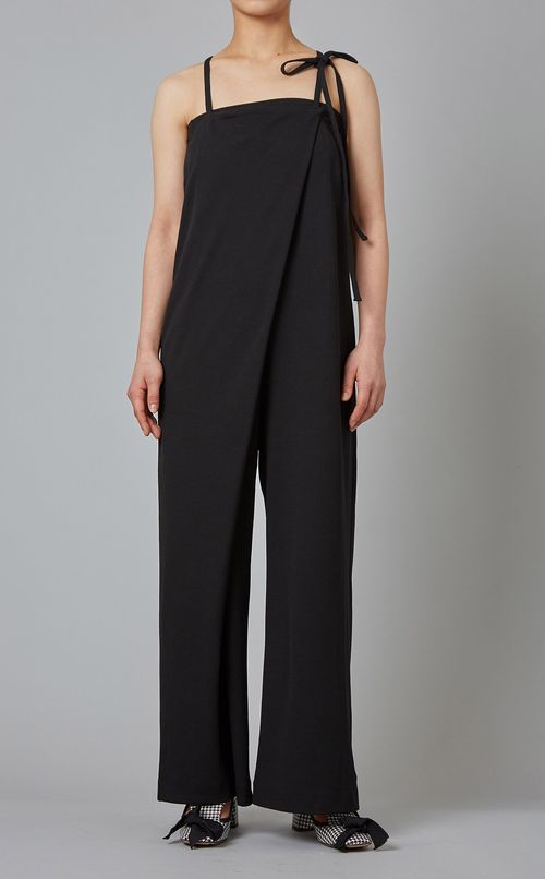 コットン混ジャンプスーツ