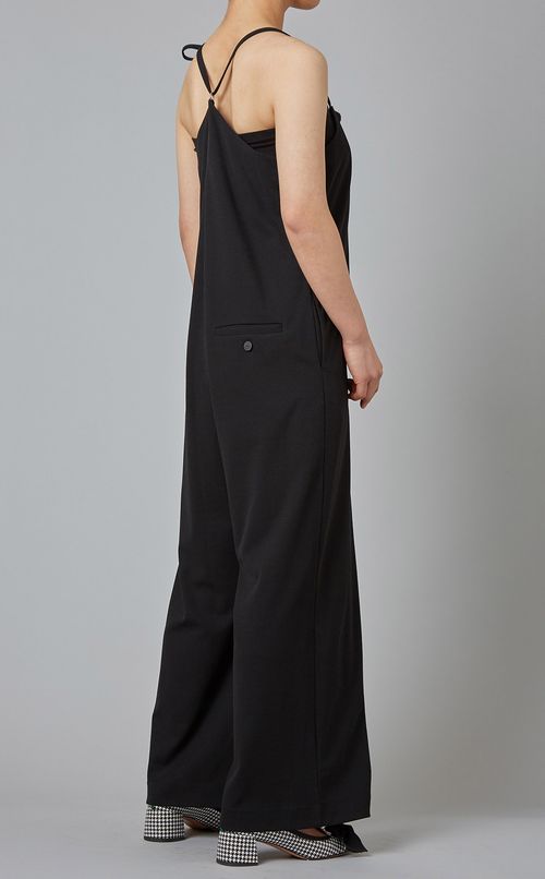 コットン混ジャンプスーツ