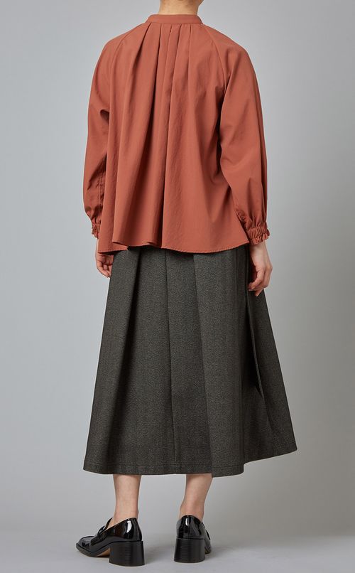 ラグランボリュームブラウス