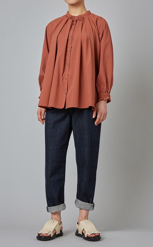 ラグランボリュームブラウス