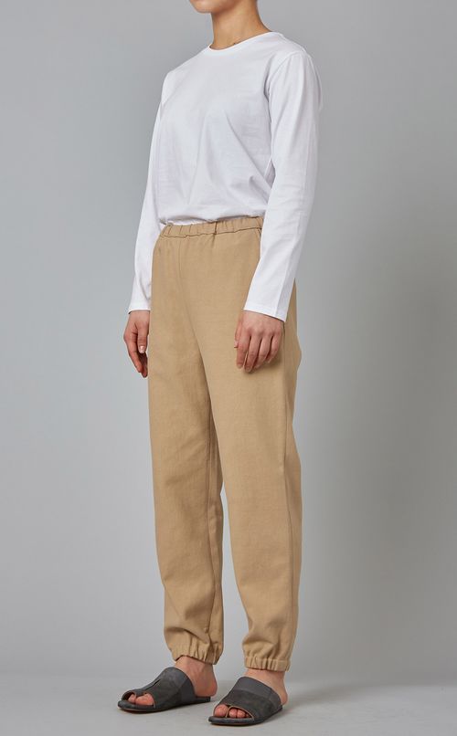 コットンツイルイージーパンツ