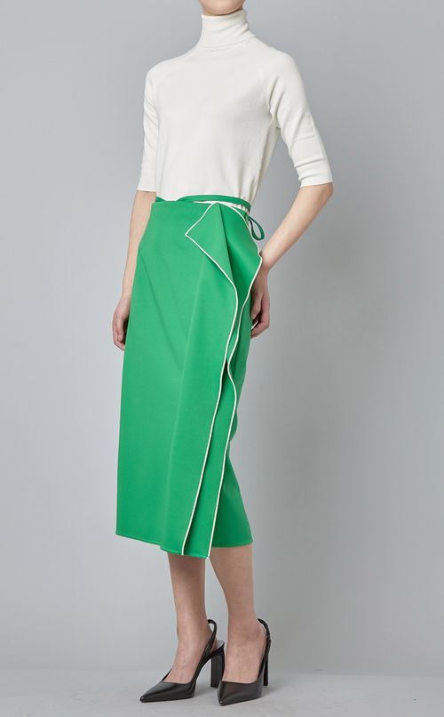 サイドフリルスリットスカート