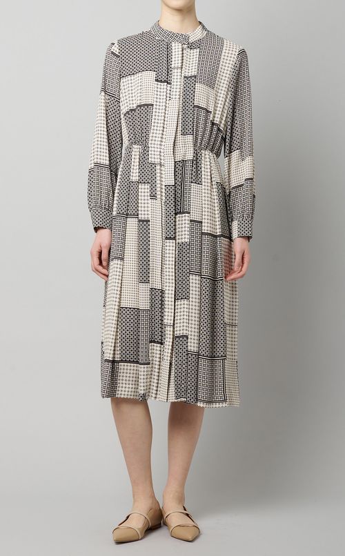 マルチプリントフレアワンピース