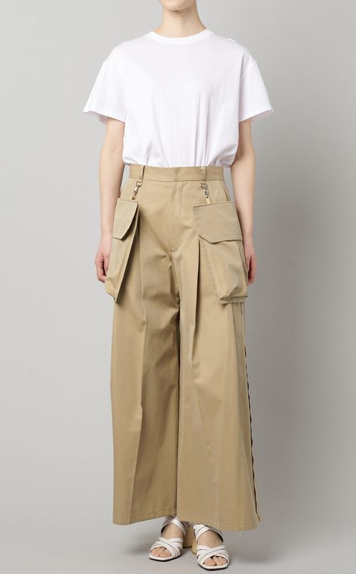 ビッグポケットワイドパンツ