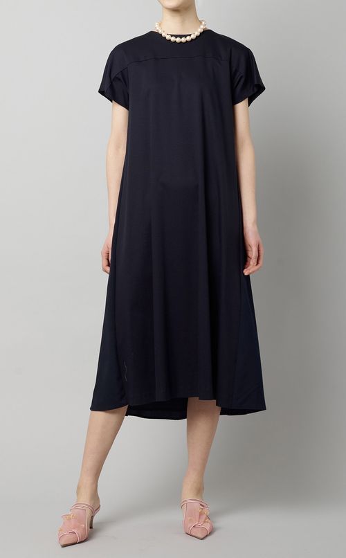 フレアジャージーワンピース