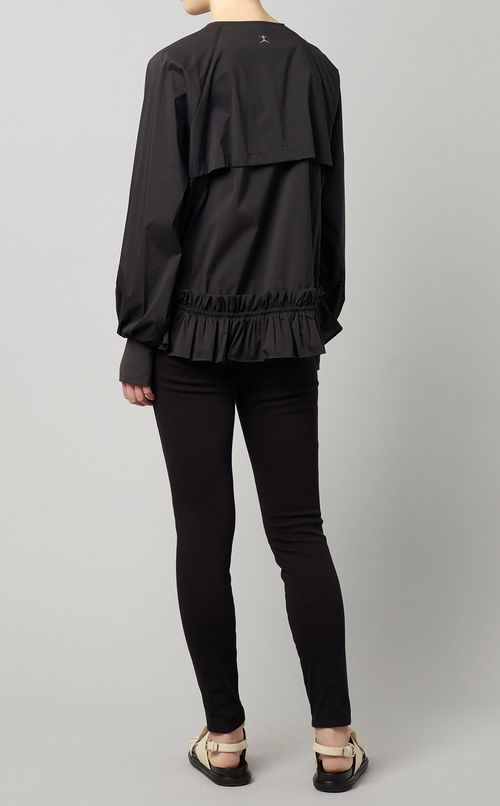 ギャザーヘムプルオーバーブラウス