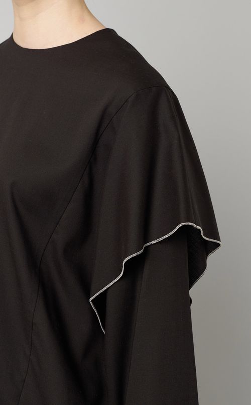 アシンメトリーデザインブラウス