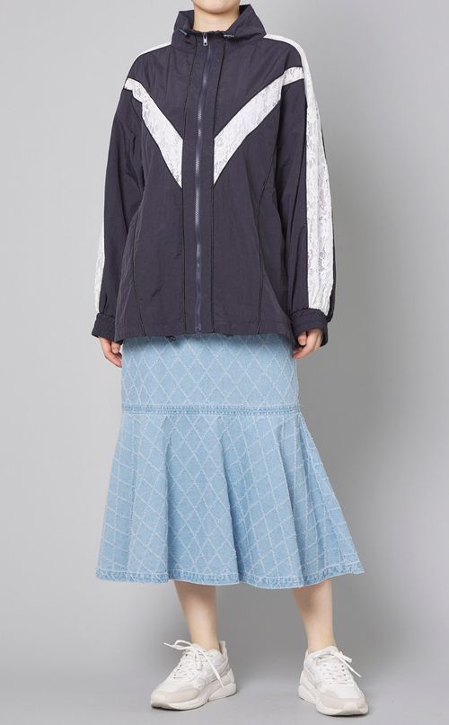 レースコンビトラックジャケット