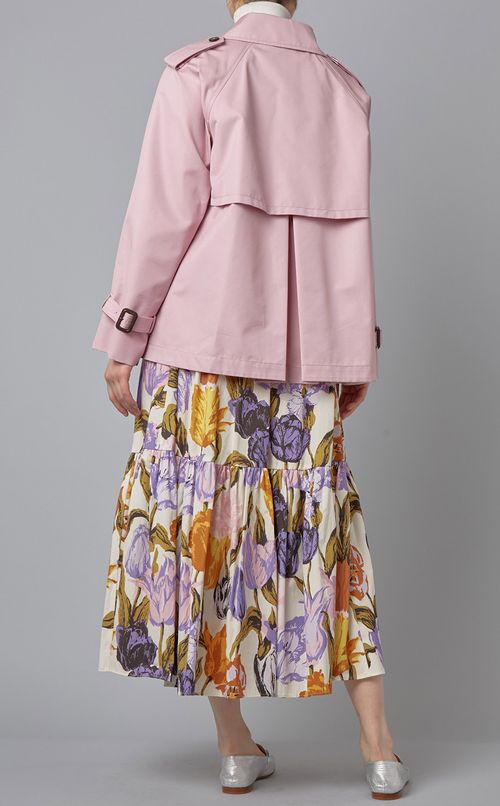 ボリュームショートトレンチコート