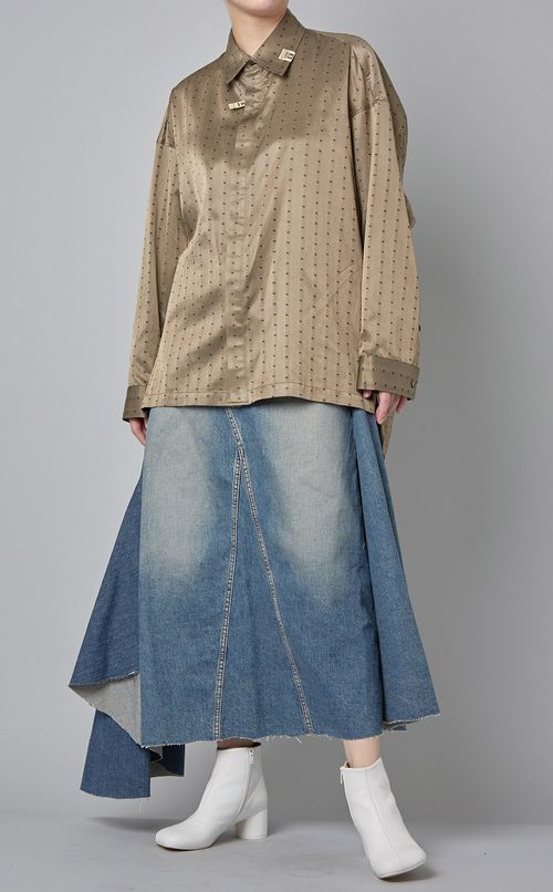 スタープリントオーバーシャツ