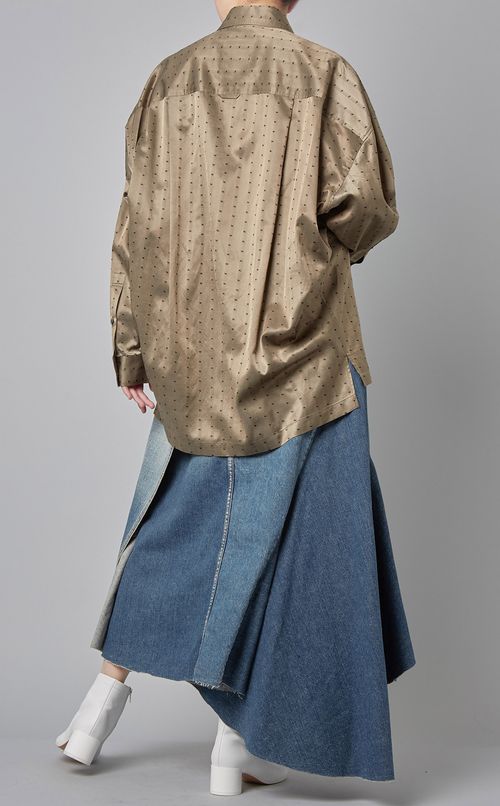 スタープリントオーバーシャツ