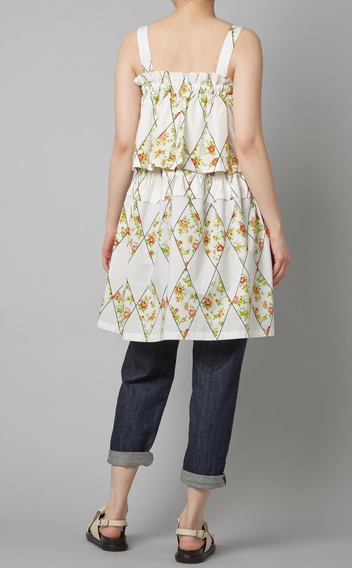 フラワープリントティアードキャミソール