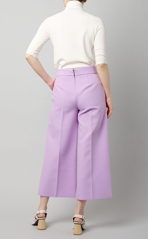 センタープレスワイドパンツ