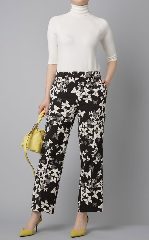 バタフライプリントパンツ