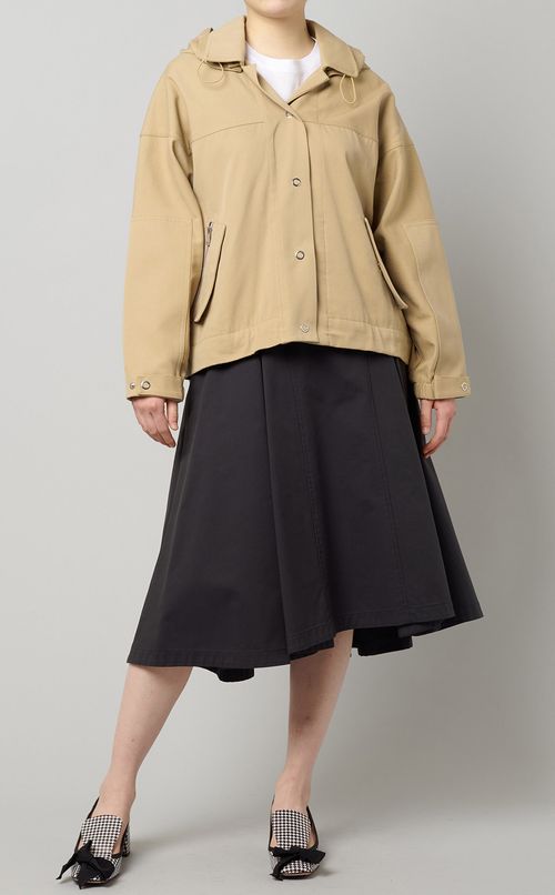 フーディボリュームジャケット