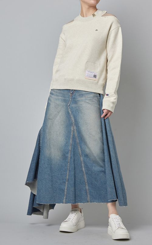 シアーショルダープルオーバー