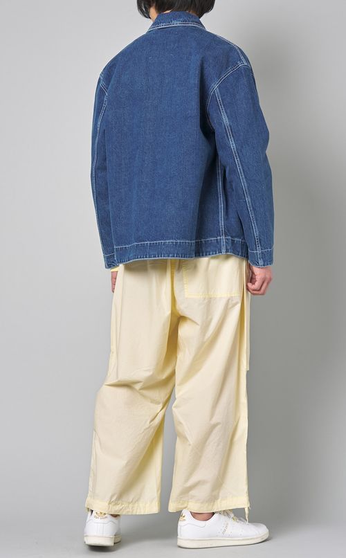 ポケットデニムオーバーシャツ