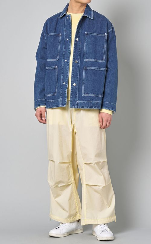 エラスティックダブルダーツパンツ