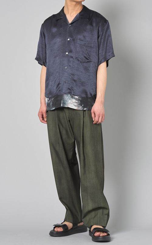 ドッキングオープンカラーシャツ