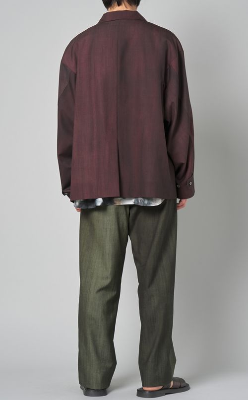 流し染ウールジャケット