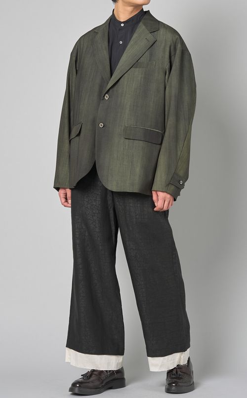 流し染ウールジャケット