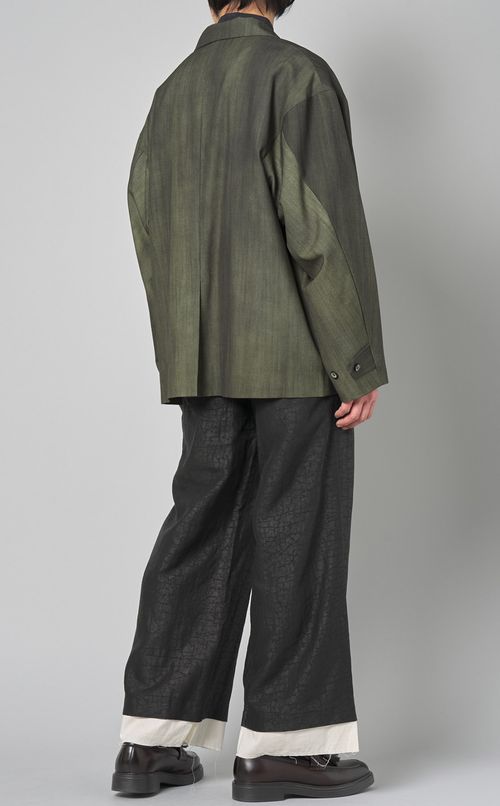 流し染ウールジャケット