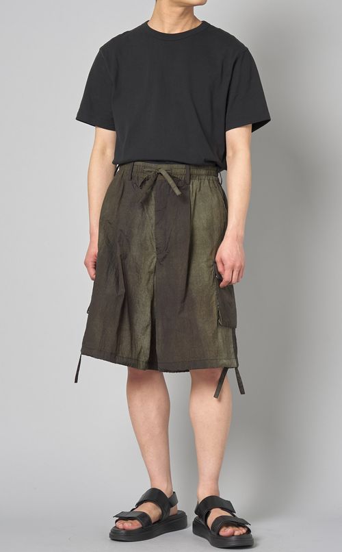 流し染ナイロンハーフパンツ