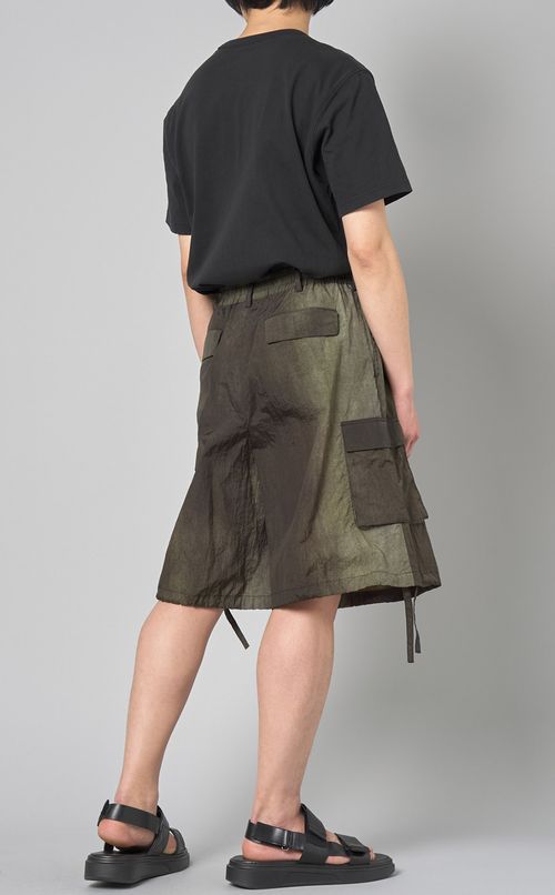 流し染ナイロンハーフパンツ