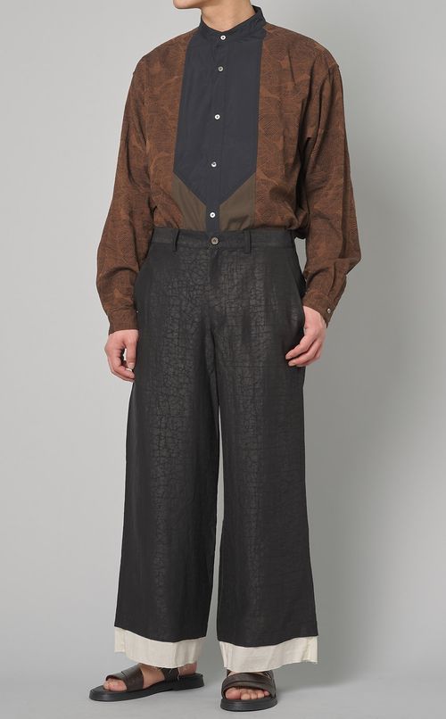 マッドダイシルクパンツ