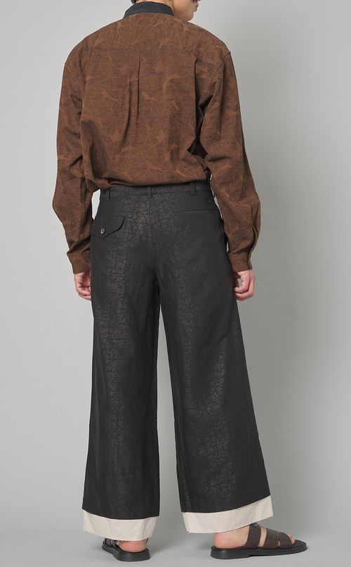 マッドダイシルクパンツ