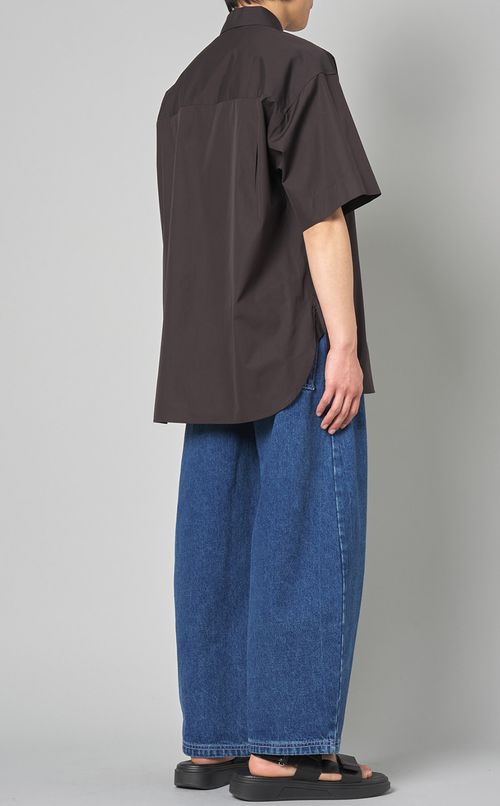 コットンポプリンショートスリーブシャツ