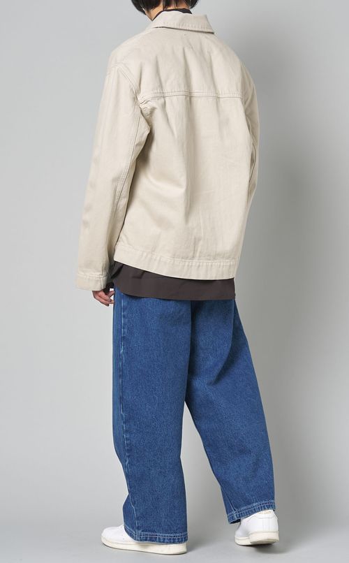 ガーメントダイデニムシャツジャケット