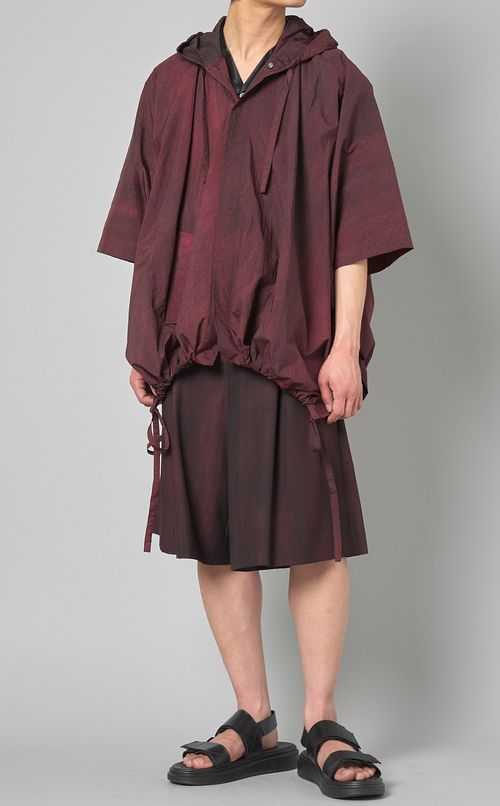 流し染ナイロンポンチョ