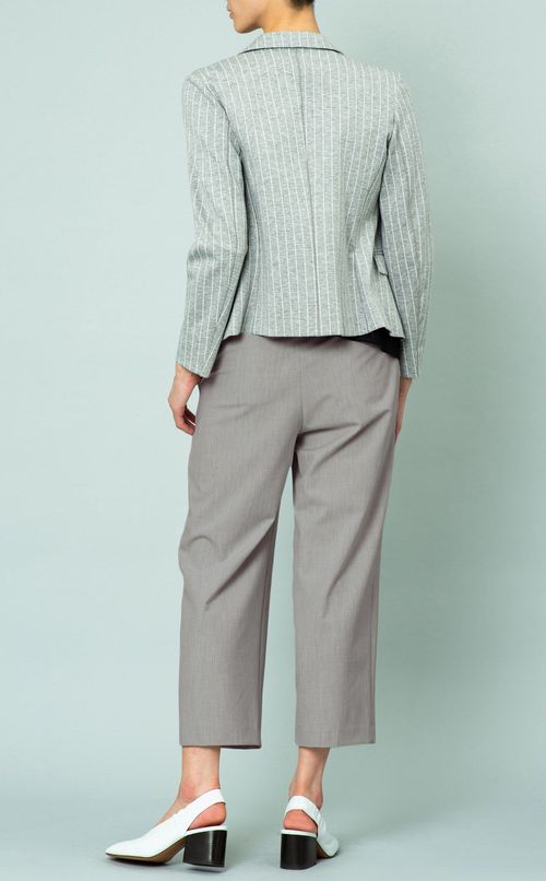 ポプリンストレッチタックパンツ