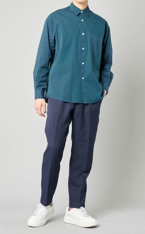 ポリエステル1タックトラウザー