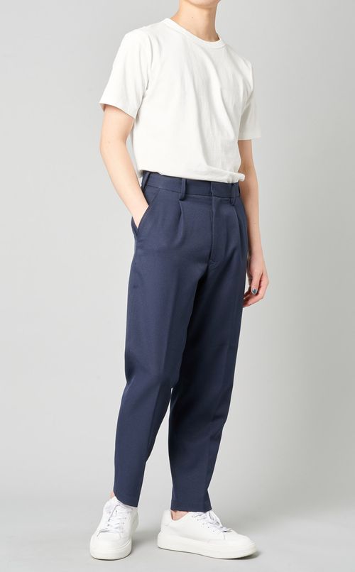 ポリエステル1タックトラウザー