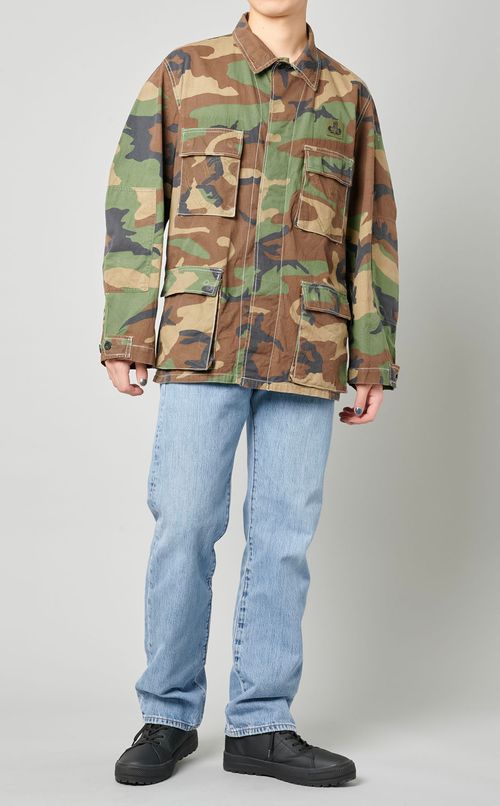 カモフラージュシャツジャケット