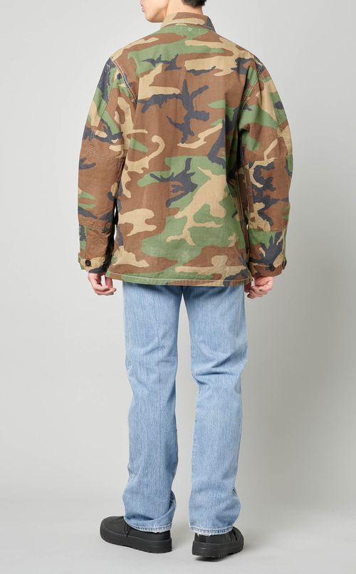 カモフラージュシャツジャケット