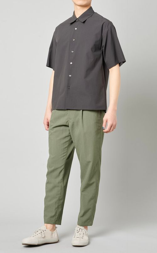 ポリエステルリネントラウザー