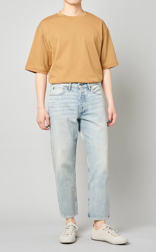 クロップドデニムパンツ