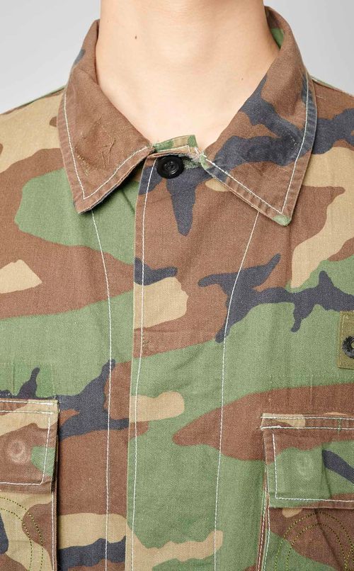 カモフラージュシャツジャケット
