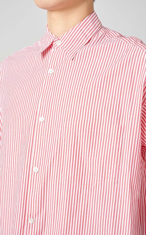 ストライプレギュラーカラーシャツ