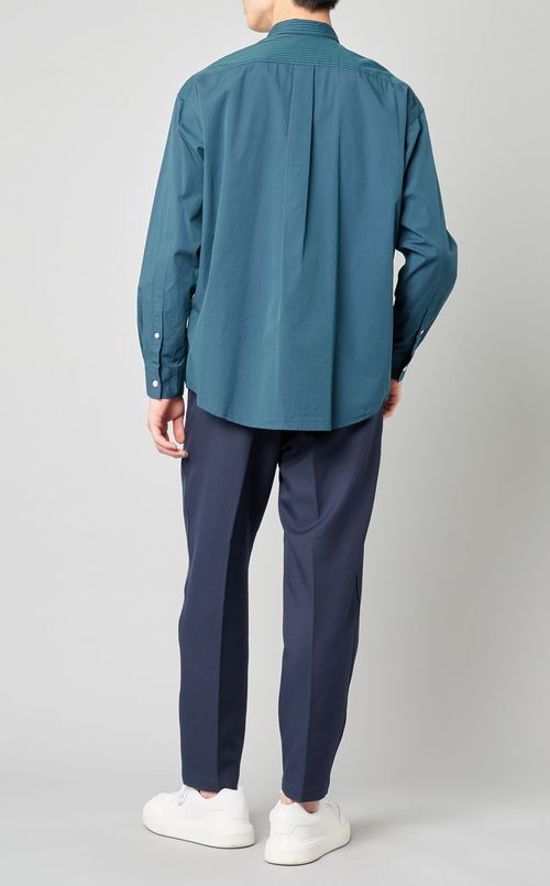 ストライプレギュラーカラーシャツ