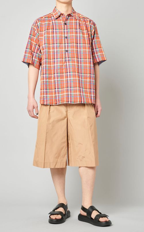 コットンシルクショートパンツ