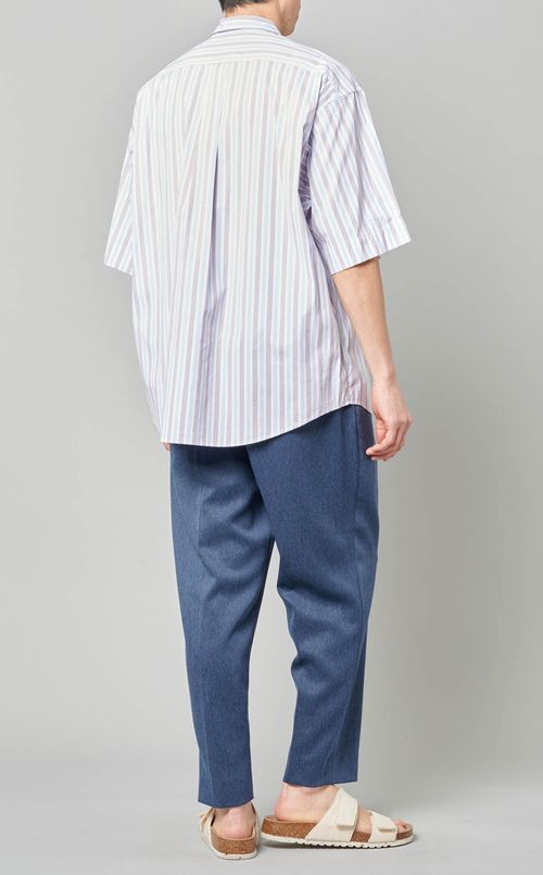 ストライプハーフスリーブシャツ