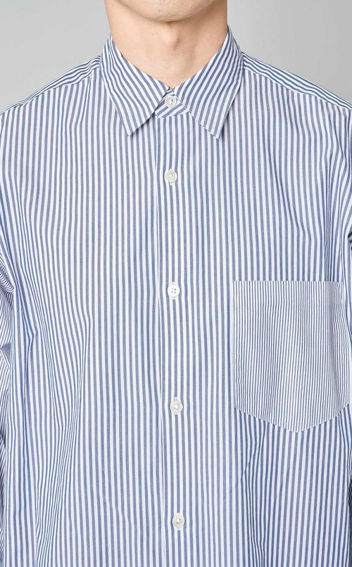 ストライプレギュラーカラーシャツ