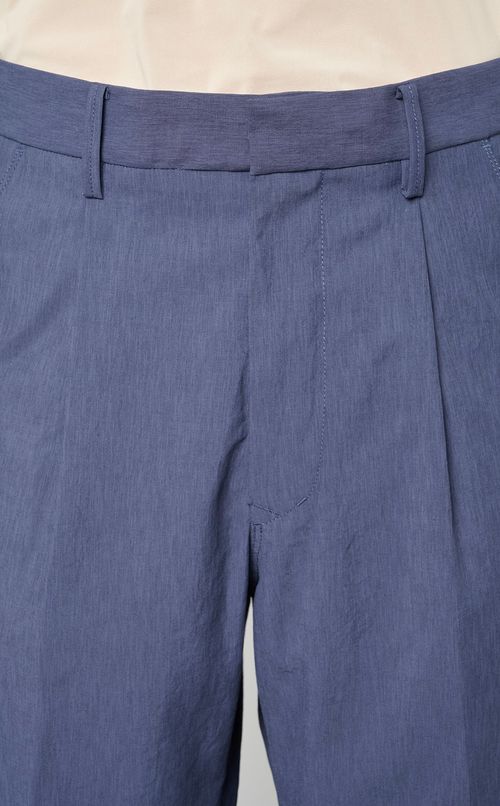 ポリエステルリネントラウザー