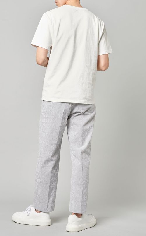 ストライプ1タックトラウザー