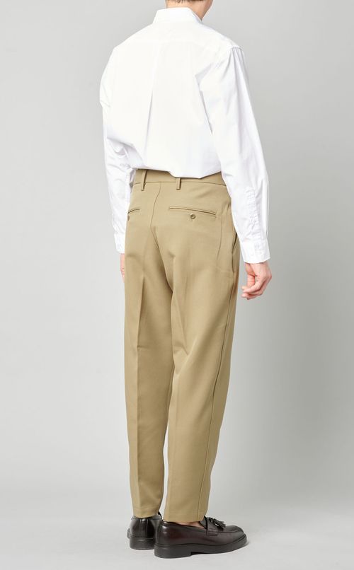 ポリエステル1タックトラウザー