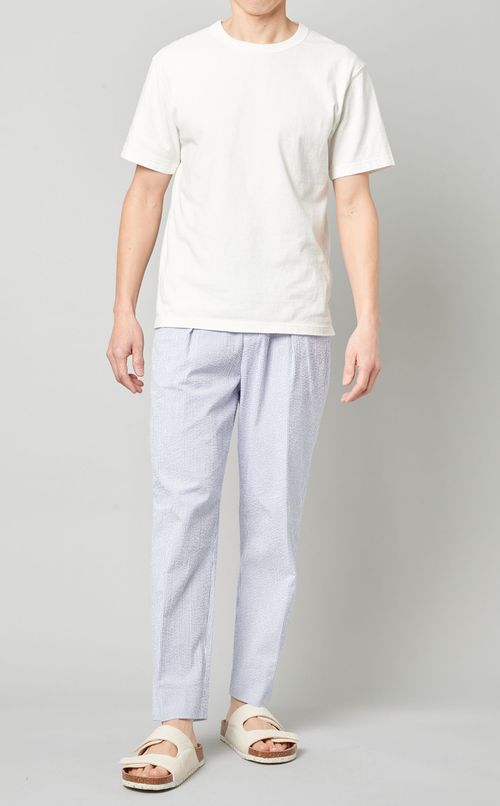 ストライプ1タックトラウザー